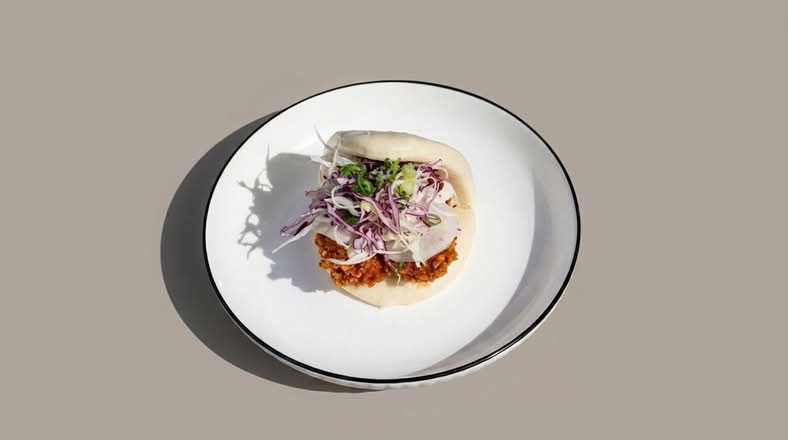 Soy Garlic Crispy Chicken Bao