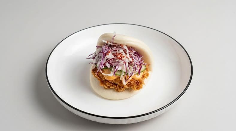 5 Spice Crispy Chicken Bao