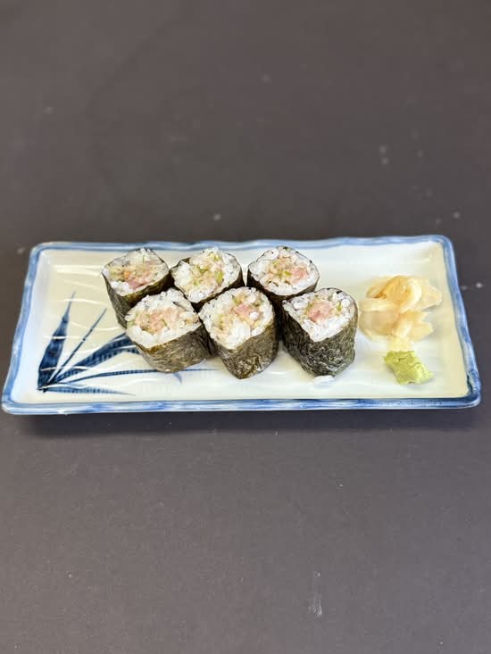 Negi Hama (Yellowtail with Green Onion) Roll