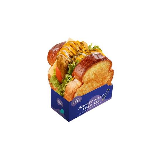 Cheezy Chicken Katsu Toastea