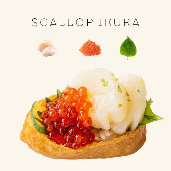 Scallop Ikura