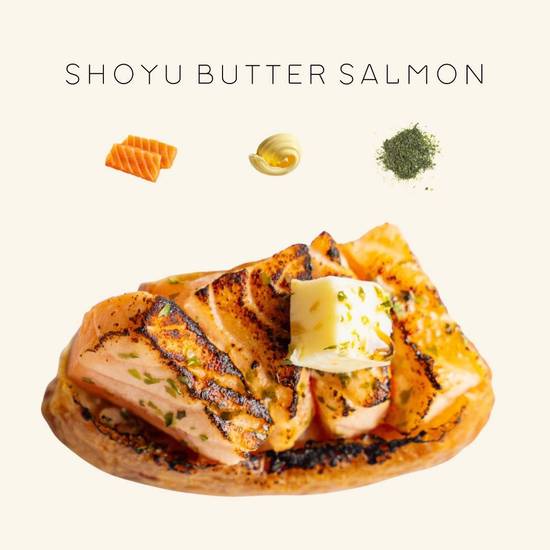 Aburi Shoyu Butter Salmon
