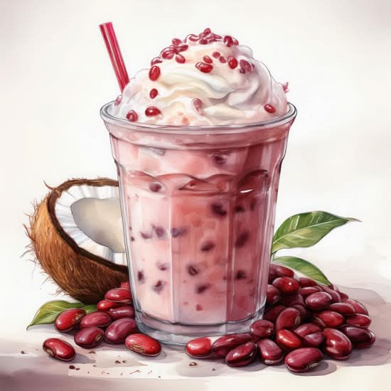 Red Bean Coconut Milk