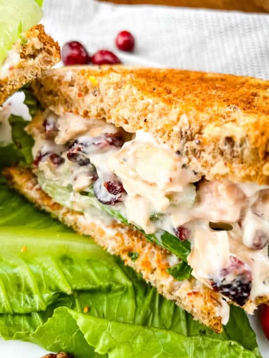 Turkey Cranberry Salad Sandwich