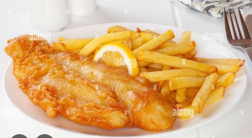 Fish and chips (1pcs)