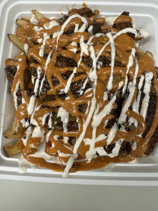 Beef short ribs fries