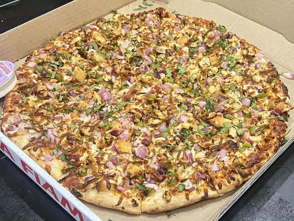 samosa chaat pizza