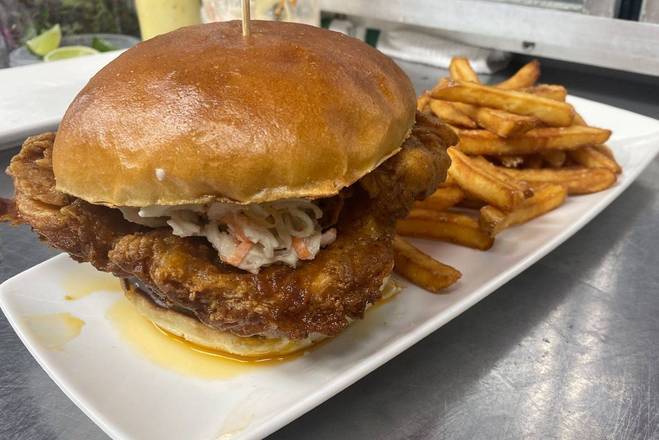 The Well Signature Fried Chicken Sandwich