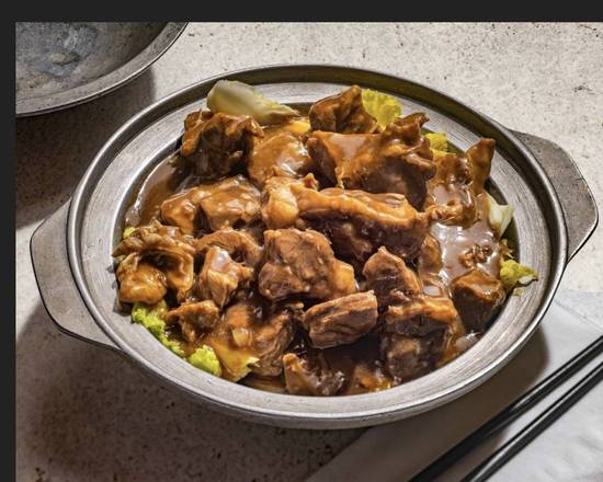 Beef flank hot pot