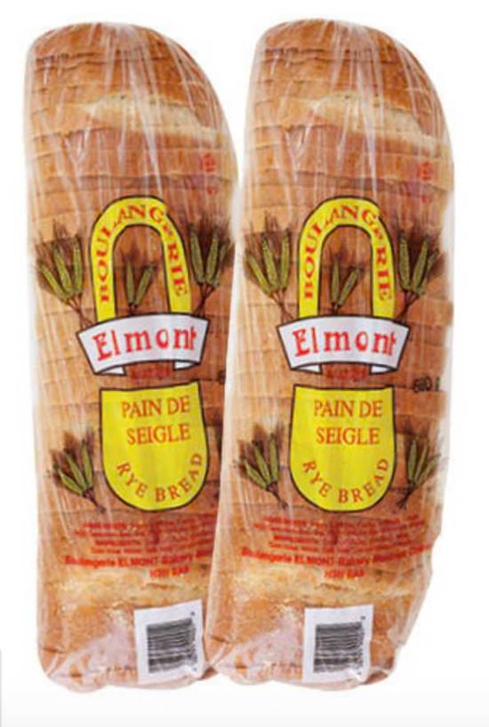 Loaf of Montreal rye bread