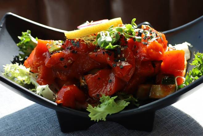 Spicy Wild Salmon Sashimi