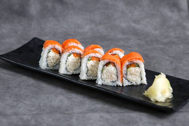 Smoked Salmon Cream Cheese Roll (8 pcs)