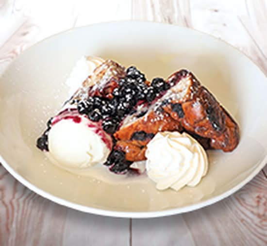 BLUEBERRY BREAD PUDDING