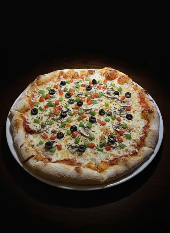Vegetarian Pizza (Pizza Végétarienne)