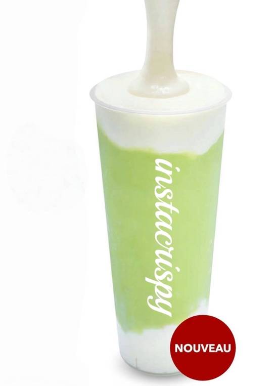 Matcha Latte & ice cream