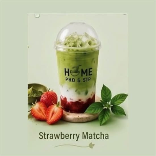 Strawberry Matcha