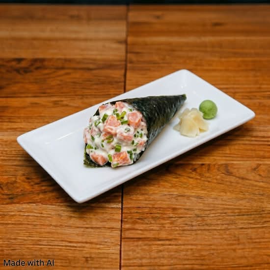 Spicy Salmon Cone