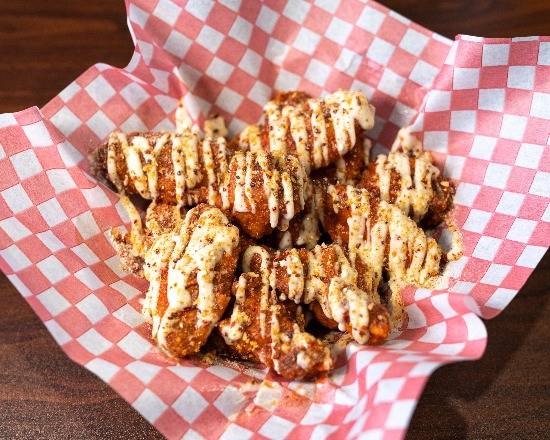 Spicy Garlic Parm Rings