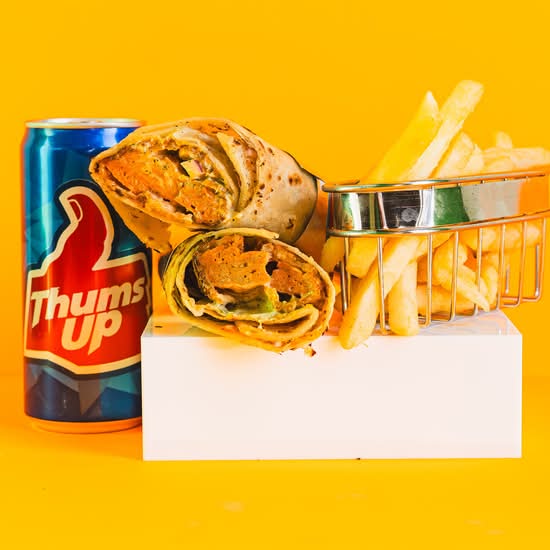 Chicken Kofta Roll Meal