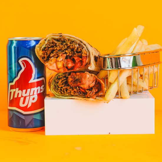 Chicken Noodle Roll Meal