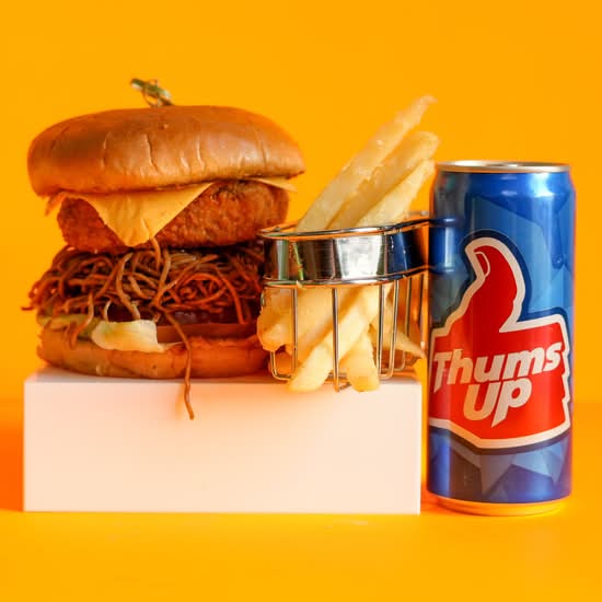 Paneer Noodle Burger Meal