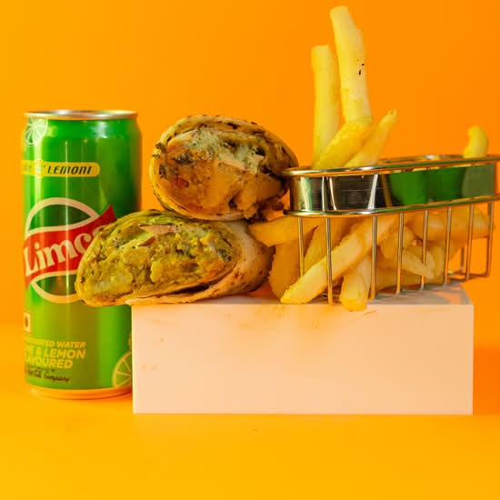 Aloo Masala Roll Meal