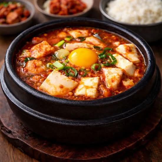 Seafood Soon Tofu Hot Pot