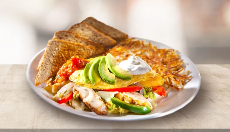 Chicken & Avocado Omelette