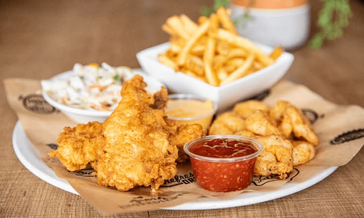 Fried Chicken & Shrimp Platter