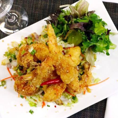 Crevettes géantes au sel et poivre / Salt and Pepper Jumbo Shrimp