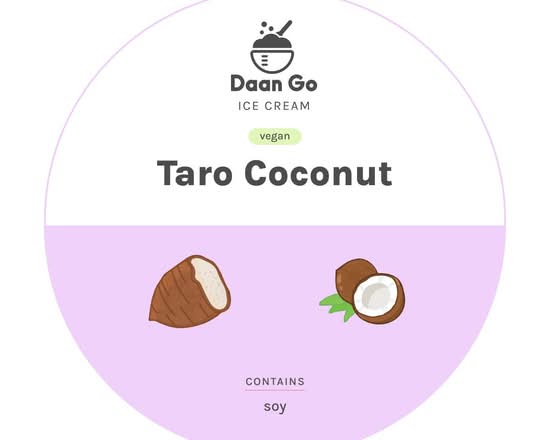 Taro Coconut Ice Cream