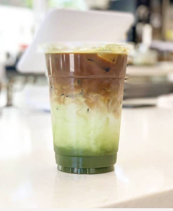 Iced Dirty Matcha
