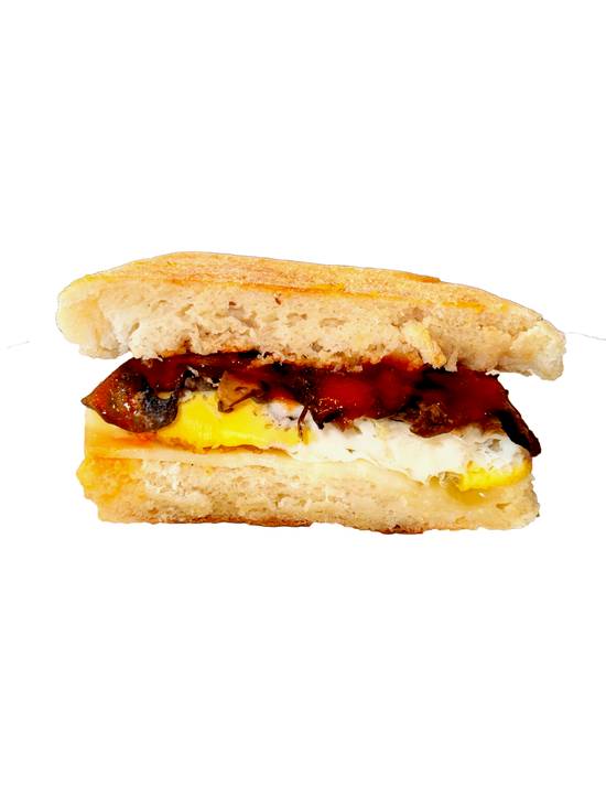 Dark Horse Mushroom Breakfast Sandwich