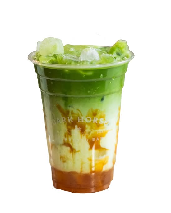 Iced Peach Pie Matcha