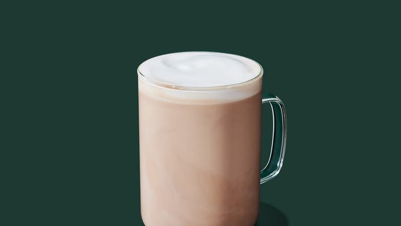 Latte à la lavande