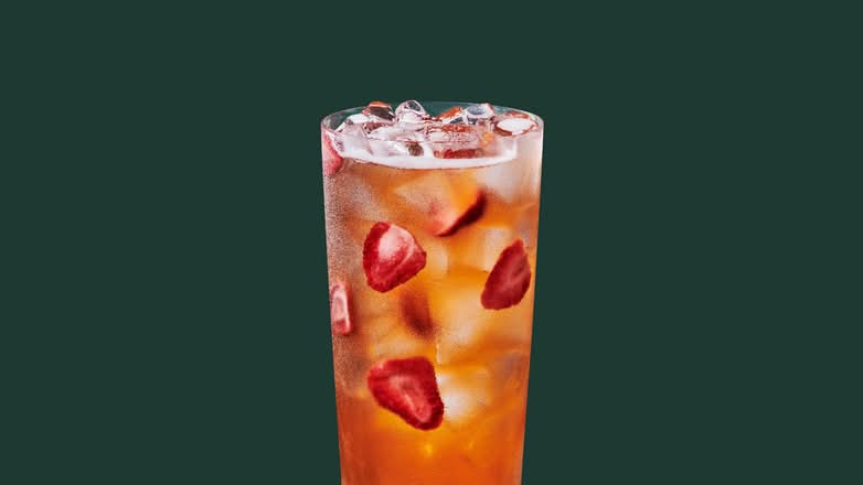 Boisson Refresher mangue et fraise