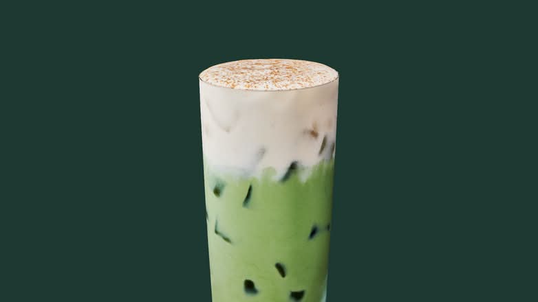 Matcha glacé pain aux bananes