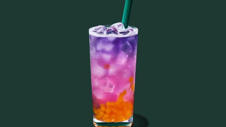 Boisson Refresher papillon tropical