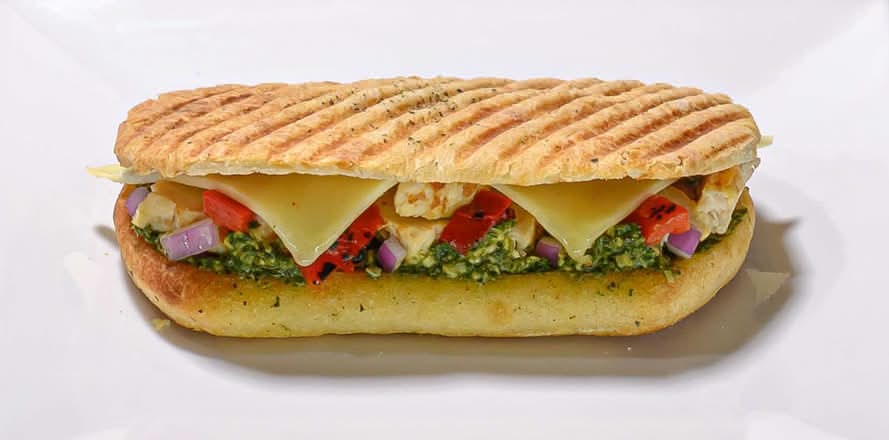 Pesto Chicken Panini Sandwich