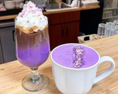 Hot Ube Latte