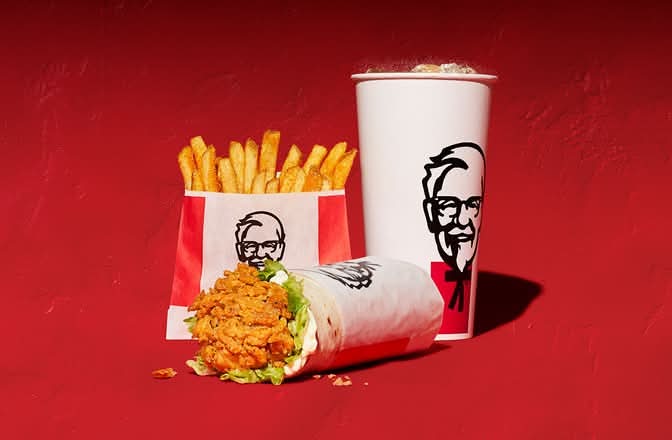 $5.49 Snacker Wrap Combo