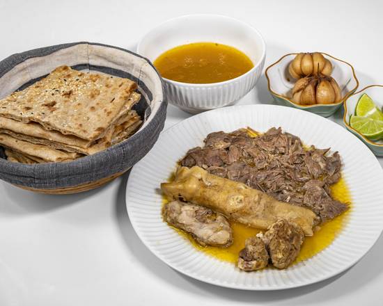 Lamb Platter 2 (Meat, Foot, Eye, Brain & Broth)