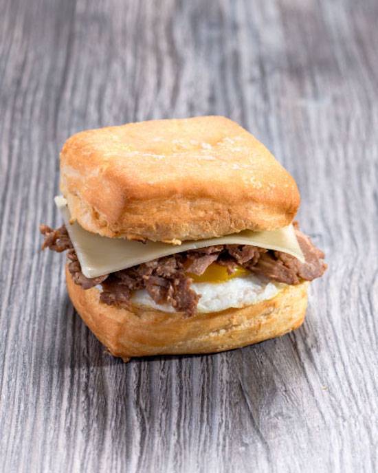Egg, Cheese & Steak Brekwich