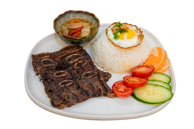 R5 Grilled Beef Short-rib Rice / Com Suon Bo Op La