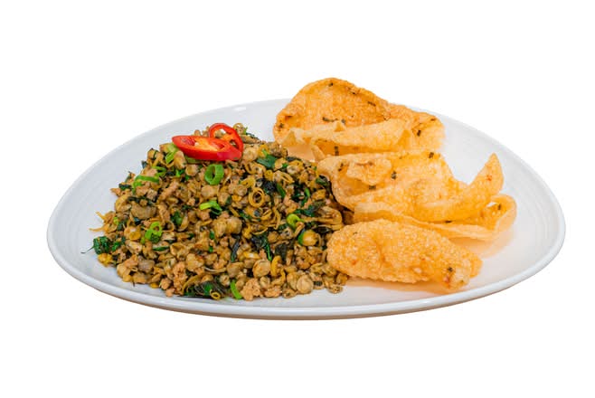 A10 Sir-fried Baby Clam / Hen Xuc Banh Phong Tom