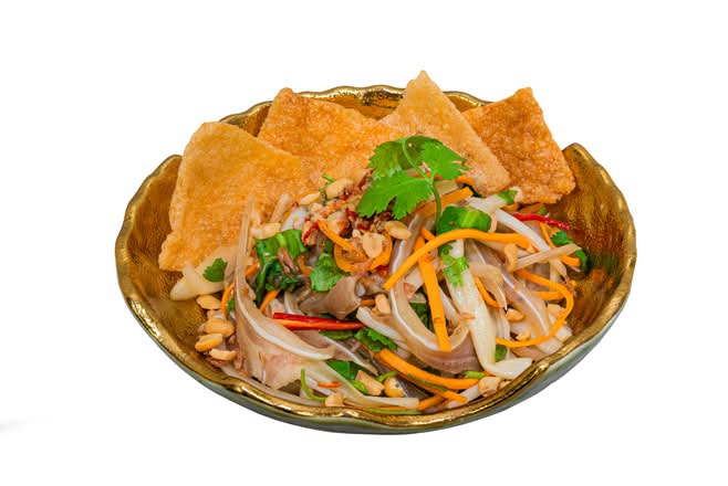 A8 Baby Lotus Root and Pork Ear Salad / Goi Ngo Sen Tai Heo