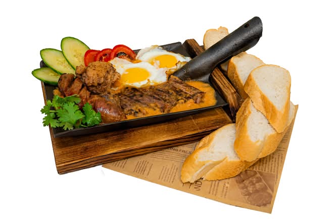 S8 Shove Pan-fry with Vietnamese Baguette / Banh My Xeng Dac Biet