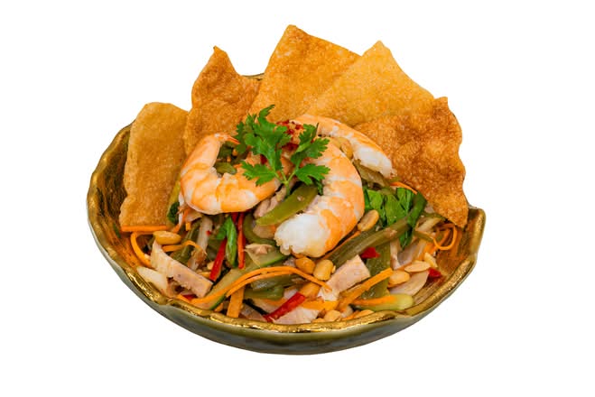 A9 Dried Mountain Jelly Salad / Goi Rau Tien Vua