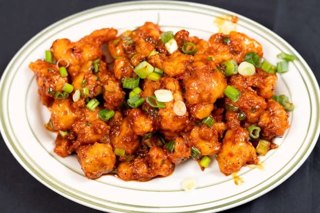 Deep Fried Spicy Cauliflower