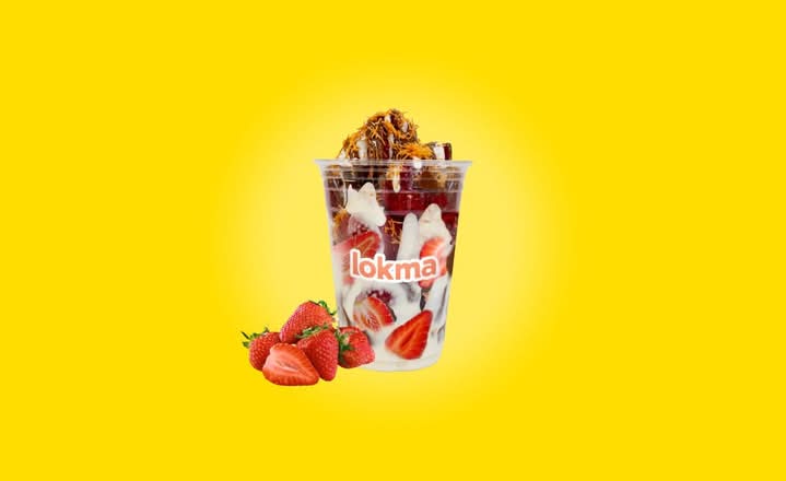 Strawberry White Chocolate Cup